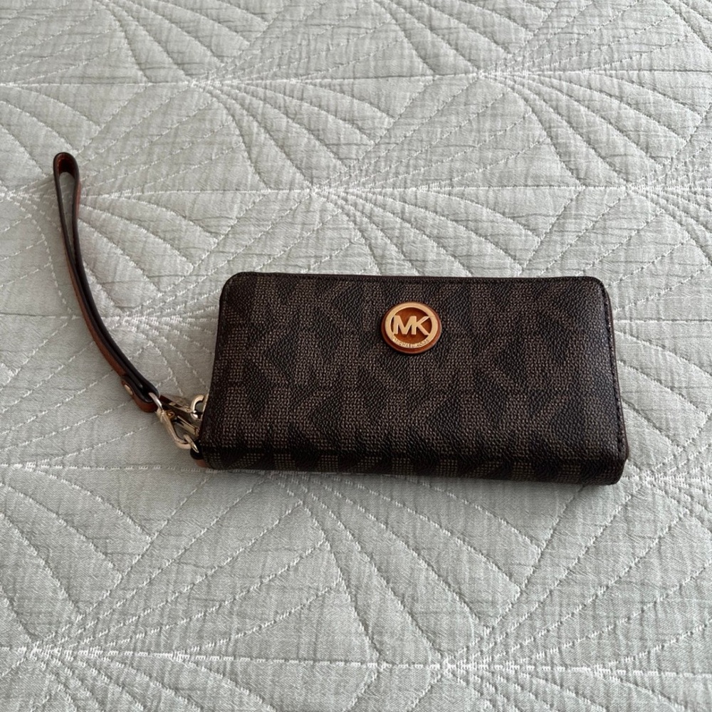 Michael Kors Brown Leather Wallet